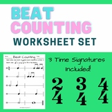 Beat Counting Worksheet Set