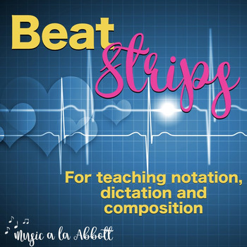 Preview of Music Beat Strips for Rhythmic Notation and Dictation