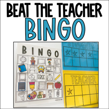 Preview of Beat The Teacher Bingo | Classroom Management | Behavior Bingo