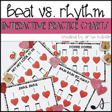 Beat Vs. Rhythm Practice - Kindergarten and 1st Grade Music Set