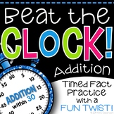 Addition Fact Fluency - A Fun Twist on Timed Tests