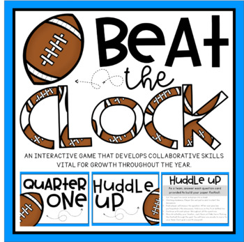 Preview of Beat the Clock - Back to School Edition