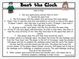 Beat the Clock: Telling Time Math Game