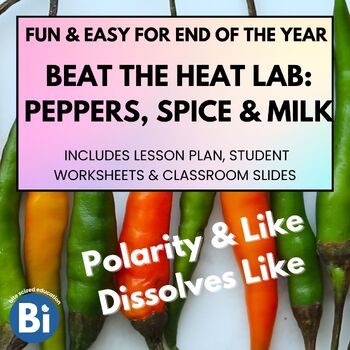 Preview of Beat the Heat- Spice in Peppers (Fun & Easy End of Year Science Activities)