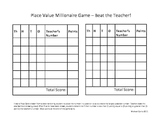 Beat the Teacher - Place Value Game