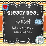 Steady Beat vs. No Beat Interactive Music Game (PowerPoint
