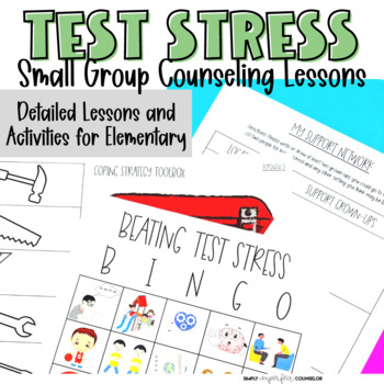 Preview of Beating Test Stress Small Group Counseling