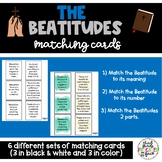 The Beatitudes-  Matching Cards