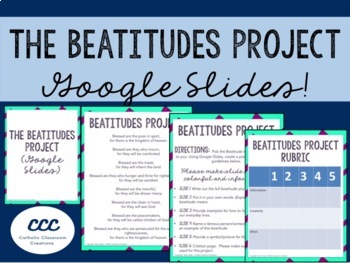 Preview of Beatitudes Project (Using Google Slides)
