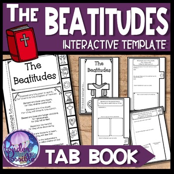 Preview of The Beatitudes Tab Book (Flipbook)