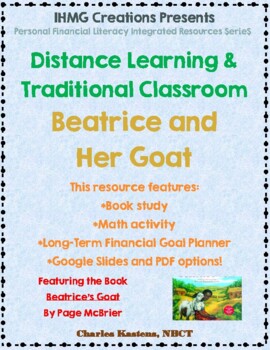 Preview of Beatrice's Goat-Distance Learning + Classroom-Google Slides & PDF Options