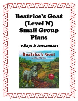 Preview of Beatrice's Goat Level N Guided Reading Plans