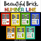 Beautiful Brick Rainbow Number Line ( 1 - 20 )
