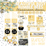 Beautiful Busy Bumble Bees Classroom Decor Bundle Pack!