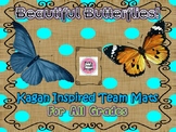Beautiful Butterflies-Kagan Inspired Team Mats-For All Grades