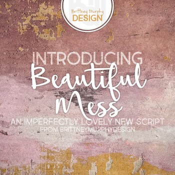 Preview of Beautiful Mess Font for Commercial Use