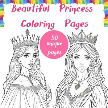 https://ecdn.teacherspayteachers.com/thumbitem/Beautiful-Princess-Coloring-Pages-50-unique-pages-9589874-1685151909/original-9589874-1.jpg