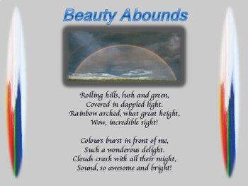 Preview of Beauty Abounds!  (Poem ABBB)