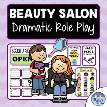 Preview of Beauty Hairdressers & Nail Salon Dramatic Role Play Center