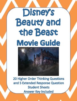 Beauty And The Beast Movie Worksheets Teaching Resources Tpt