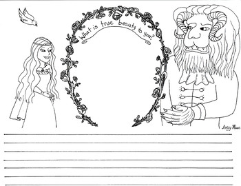 Preview of Beauty and the Beast Activity Sheet