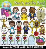 Beauty and the Beast Kids Clipart Set {Zip-A-Dee-Doo-Dah Designs}