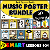 Beauty and the Beast MUSIC POSTER BUNDLE | Music Bulletin 