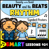 Beauty and the Beast RHYTHM SYMBOL POSTERS Classroom Decor