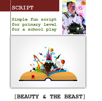 Preview of Beauty and the Beast Script for Primary School ESL/EFL Play