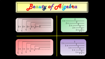 Preview of Beauty of Algebra