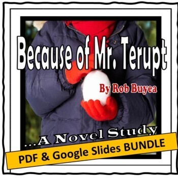 Preview of Because of Mr. Terupt: A #Distance Learning Bundle