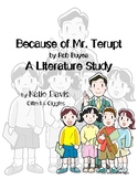 Because of Mr. Terupt Literature Study