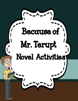 Preview of Because of Mr. Terupt  Novel Activities