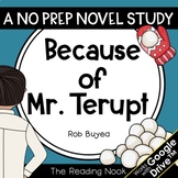 Because of Mr. Terupt Novel Study | Distance Learning | Go