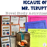 Because of Mr. Terupt Novel Study Activities