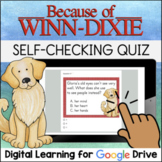 Because of Winn Dixie Book Quiz for Google Drive Distance 