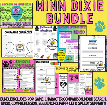 Preview of Because of Winn Dixie Bundle
