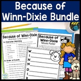 Because of Winn-Dixie Bundle: Test, Book Report Project, W