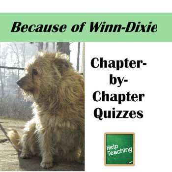 Preview of Because of Winn-Dixie Chapter Quizzes