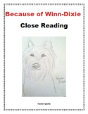 Because of Winn-Dixie Close Reading Questions and Answers