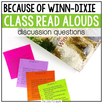 Preview of Because of Winn Dixie Discussion Questions