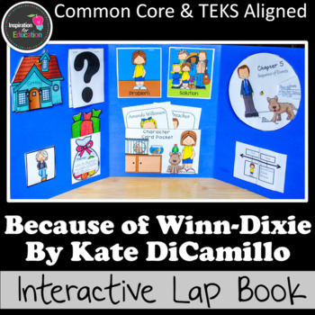 Preview of Because of Winn-Dixie Interactive Novel Study