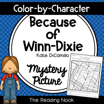 Because Of Winn Dixie Mystery Picture Color By Character