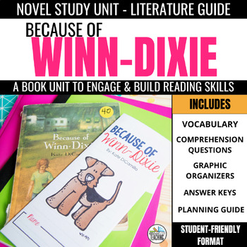 Preview of Because of Winn Dixie Novel Study: Fun Activities for Chapter Comprehension