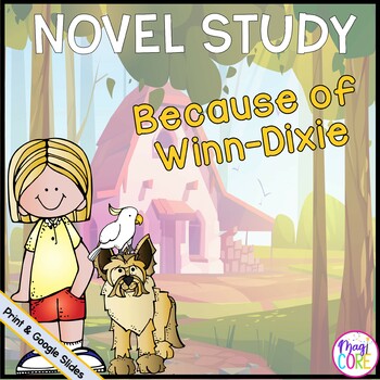 Preview of Because of Winn-Dixie Novel Study Reading Comprehension