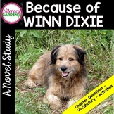 Because of Winn Dixie Novel Unit - Novel Study