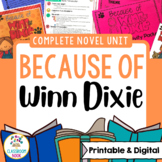 Because of Winn-Dixie Novel Unit | Google Classroom | Dist