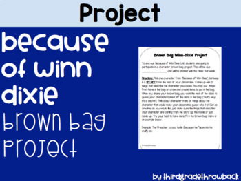 Preview of Because of Winn Dixie Project