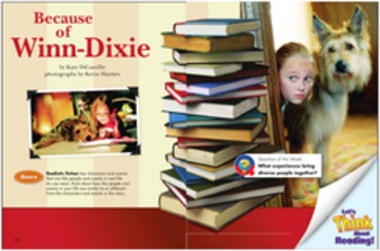 Preview of Because of Winn Dixie - Reading Street - Fourth Grade