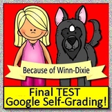 Because of Winn Dixie Final Test - Printable Copies and Se